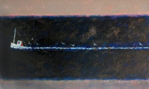 WILLIAM IRVINE
Evening Return
oil on canvas, 36 x 60 inches
$12,000
