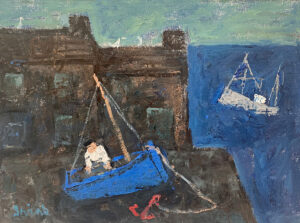 WILLIAM IRVINE
The Blue Boat
oil on board, 12 x 16 inches
$3000