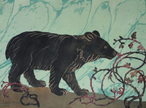 SUSAN AMONS
Bear & Bramble 2, no. 1
monoprint, 22 x 30 inches
$1200