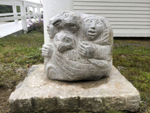 LISE BECU
Men and Birds in a Boat
granite, 18 x 17 x 22 inches
$4800
