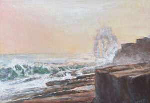 JUDY BELASCO
Schoodic Cliff
oil on panel, 7 x 10 inches
$1400