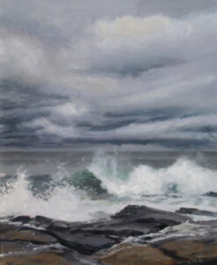 JUDY BELASCO
Schoodic White Water
oil on panel, 9.25 x 7.25 inches
$1,200