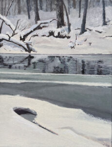 JUDY BELASCO
Spring Thaw
oil on canvas, 18 x 14 inches
$1900