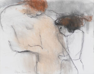 RAGNA BRUNO
Untitled Redhead and Brunette
1999
casein on paper, 11 x 14 inches
$1500