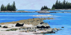 JUNE GREY
Tides Out
acrylic on panel, 6 x 12 inches
$800