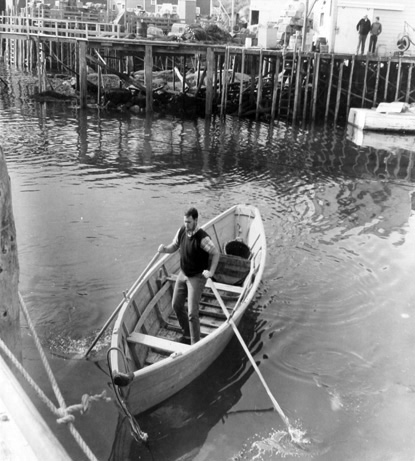 BERENICE ABBOTT Down East Dory, c. 1966, vintage silver gelatin photograph, 8 x 8 inches