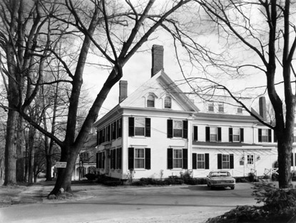 BERENICE ABBOTT Harriet Beacher Stowe House, Brunswick, c. 1966, vintage silver gelatin photograph, 8 x 10 inches