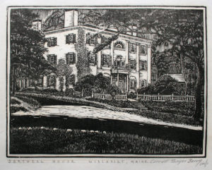 CARROLL THAYER BERRY
Sortwell House, 1937
woodblock print, 8 x 10 inches
$275