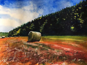 ED NADEAU
Bale at Noon
watercolor, 12 x 16 inches
$1000
