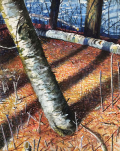 ED NADEAU
Birches in the Evening
watercolor, 10 x 8 inches
$525