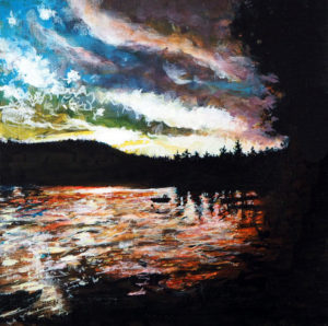 ED NADEAU
Evening Sun #2, Long Pond
acrylic on panel, 6 x 6 inches
$450