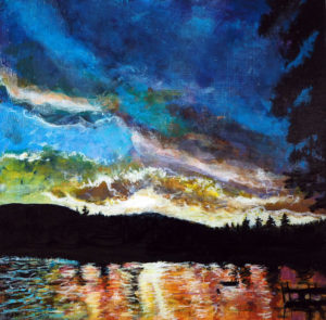 ED NADEAU
Evening Sun #3, Long Pond
acrylic on panel, 6 x 6 inches
$450