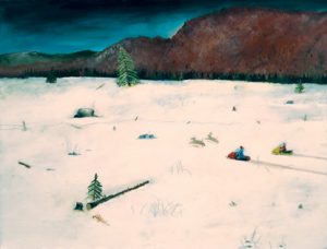 ED NADEAU
Percival's Land, 1987
oil on canvas, 32 x 42 inches