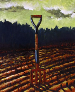 ED NADEAU
The Pitchfork
oil on panel, 12 x 10 inches
$800
