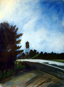 ED NADEAU
The Water Tower
watercolor, 12 x 9 inches
$650