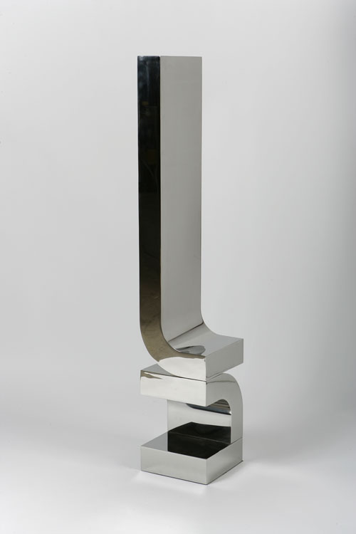 STEPHEN PORTER Series 4 #19, stainless steel, 64 x 12 x 12 inches