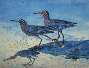 SUSAN AMONS
Sandpipers No.2B
monoprint with pastel, 11 x 14 inches
$400