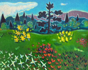 PHILIP BARTER (1939–2024)
Wild Flowers
1991, oil on canvas, 24 x 30 inches
from a private estate
$8500