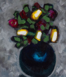 PHILIP BARTER (1939–2024)
Small Floral
2023, acrylic on board, 16 x 14 inches
$2800