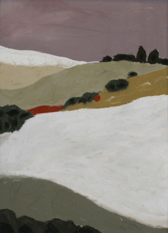 JUDITH LEIGHTON Between Seasons, 2011, pastel, 22.5 x 17 inches