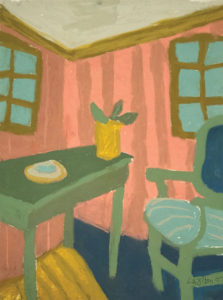 JUDITH LEIGHTON
Interior with Green Table
pastel, 23.5 x 19.5 inches
$3000