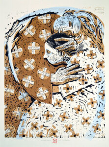 HOLLY MEADE
Old and Young 
woodblock print, 30 x 23 inches
edition of 10
$1800