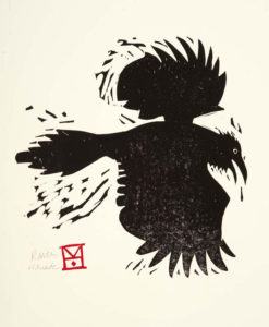 HOLLY MEADE
Raven
woodblock print, 11 x 10 inches
unnumbered edition
$600
