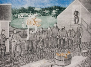JOHN NEVILLE
Lifting the Pounder
etching, 18 x 24 inches
$1000