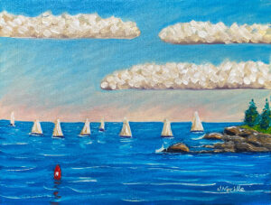 JOHN NEVILLE
Sailboats
oil on canvas, 9 x 12 inches
$1400