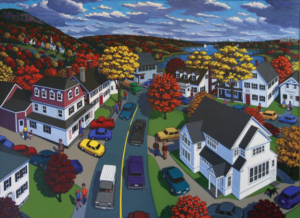 ROBERT SHILLADY
Union Street, Blue Hill
acrylic on canvas, 40 x 54 inches
$15,000
