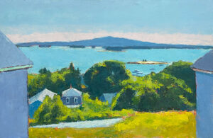 TOM CURRY
Summer Houses
oil on birch panel, 18 x 27 inches
$3900