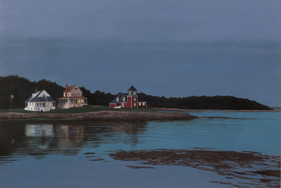 MILLNER Will's Gut Nocturne, oil on wrapped canvas, 24 x 36 inches
