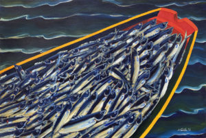 JOHN NEVILLE
Herring (Silver Darlings)
oil on canvas, 24 x 36 inches
$6500