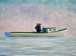 JOHN NEVILLE Searching in the Fog oil on canvas, 24 x 36 inches