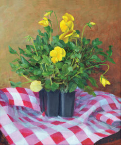 JOSEPH KEIFFER
Pansies On a Checked Cloth
oil on canvas, 11.5 x 9.5 inches
SOLD