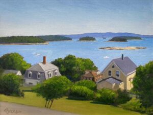 KEVIN BEERS
Stonington View
oil on panel, 12 x 16 inches
$2200