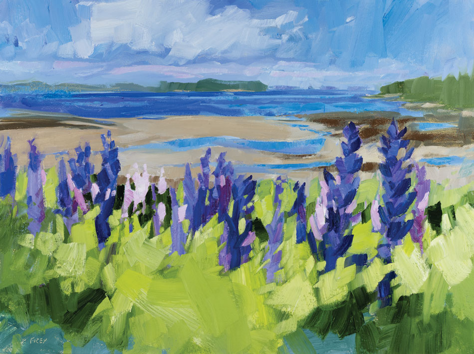 PHILIP FREY Jubilation oil on canvas, 18 x 24 inches