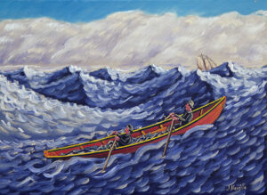 JOHN NEVILLE
Dory in Big Waves
oil on canvas, 12 x 16 inches
SOLD