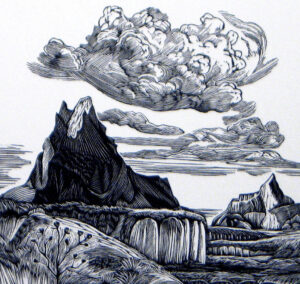 SIRI BECKMAN
Badlands Two
wood engraving, 3.75 x 4 inches
limited edition of 100
$325