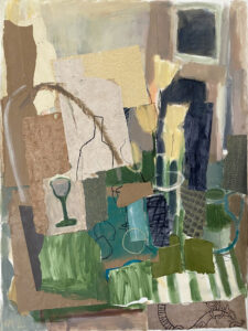 ROSIE MOORE
Green Interior
mixed media on paper, 40 x 30 inches
$6000