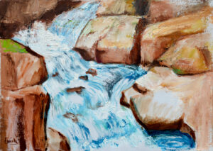 EMILY MUIR
Waterfall
oil on canvas, 18 x 25 inches
signed lower left
$2600