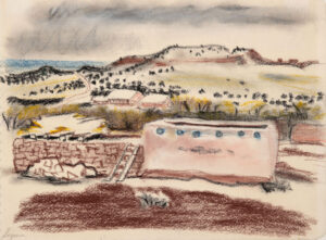 EMILY MUIR
Laguna Pueblo, New Mexico
pastel on paper, 9 x 12 inches
SOLD