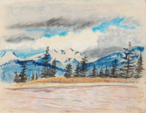 EMILY MUIR
Yellowstone Park
signed lower right
pastel on paper, 9 x 11 inches
$500
