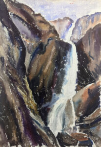 WILLIAM MUIR
Western Waterfall
watercolor, 21 x 15 inches
$1600