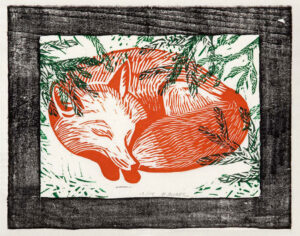 HOLLY MEADE
Winter Fox
woodblock print, 8 x 10 inches
edition of 14
$600