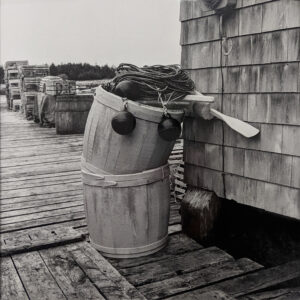 BERENICE ABBOTT
Buckets and Buoys
vintage silver gelatin photograph, 8 x 8 inches
$950