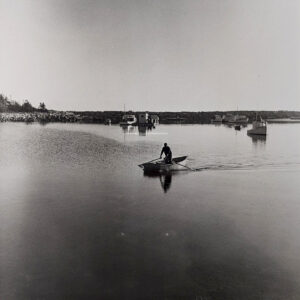 BERENICE ABBOTT
Rowing Out for his Boat
vintage silver gelatin photograph, 10 x 10 inches
$600