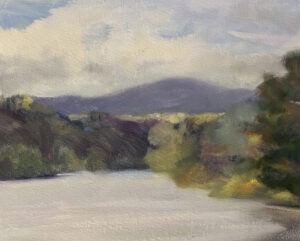 KATE EMLEN
River Passage
oil on linen panel, 8 x 10 inches
$1100