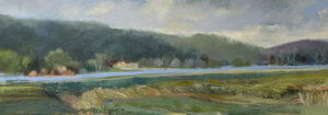 KATE EMLEN
Rivers into Seas
oil on linen, 14 x 40 inches
