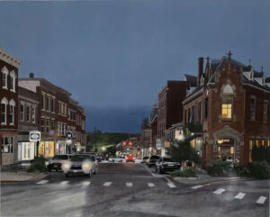B MILLNER
Belfast Lights
oil on canvas wrapped panel, 24 x 30 inches
$6000